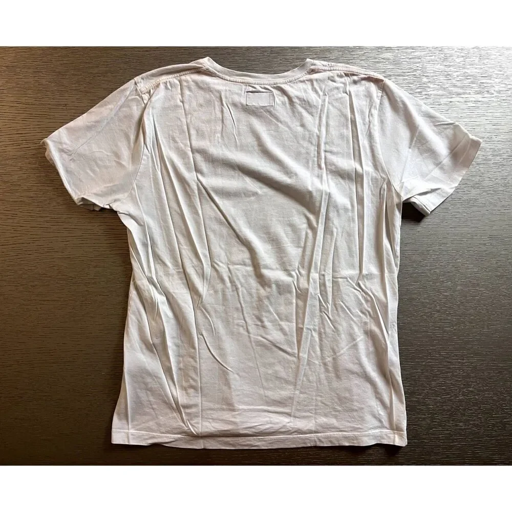 Hackett London Men’s Seaweed Print Tee T-Shirt White Size Large - Picture 4 of 5